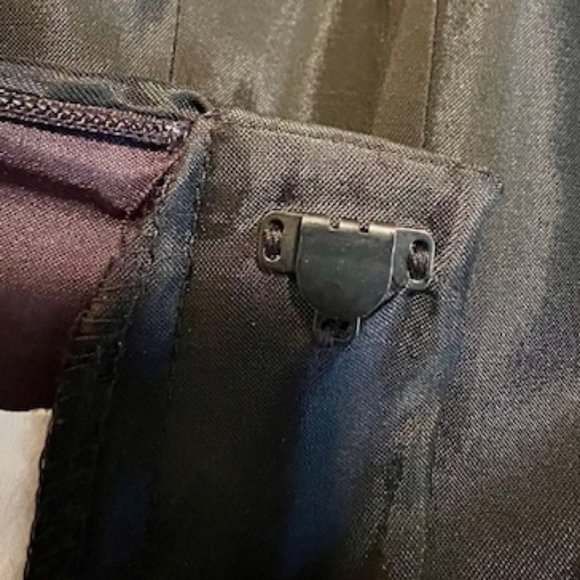 David’s Bridal Formal Black Embellished Halter Top with matching skirt Size 6 - Picture 14 of 15